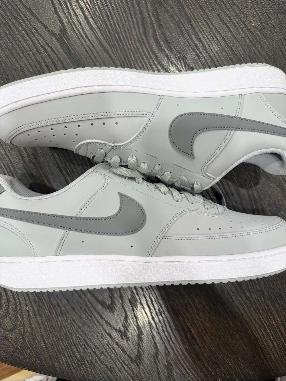 Nike Court Vision LO Wolf Gray/Light Carbon Size 13 Men